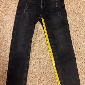 Kids Black Denim Jeans